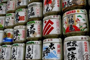Japansk Drikke Sake Og Risvin